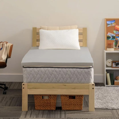 Memory Foam Dorm Sleep Bundle 3-piece Set, Twin XL