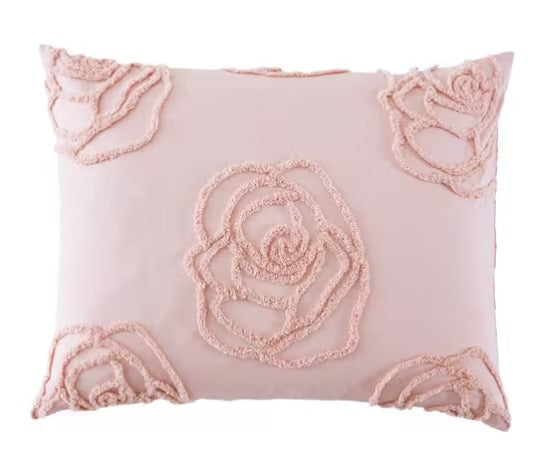 Pink Cotton Duvet Cover Set