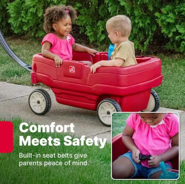 Neighborhood Wagon with 2-Seats and Safety Belts