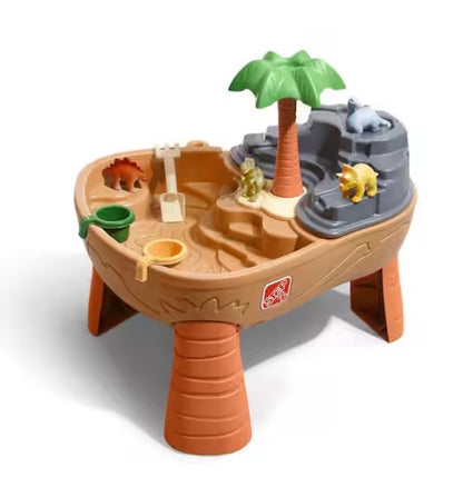 Dino Dig Sand and Water Table with Dinosaur-Themed Accessories