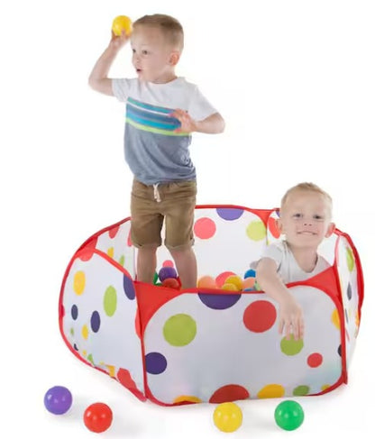 6-sided Pop-Up Ball Pit Tent with 200-Balls