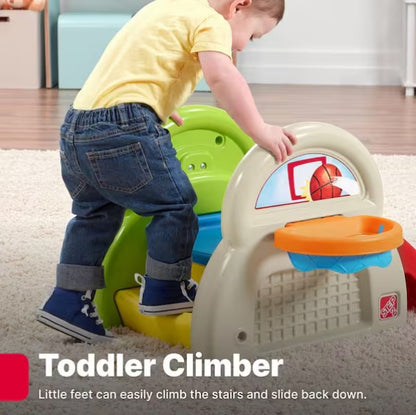 Indoor/Outdoor Baby Climber with Plastic Slide