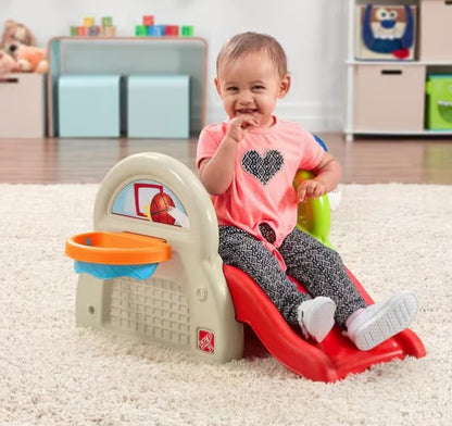Indoor/Outdoor Baby Climber with Plastic Slide