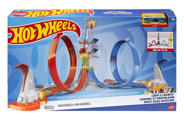 Hot Wheels Loop & Launch Track Set