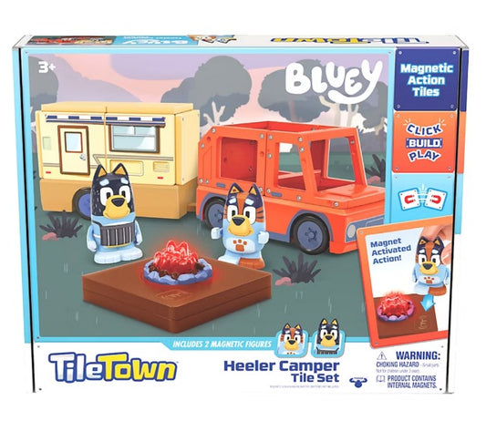 Bluey Heeler Camper Tile Playset