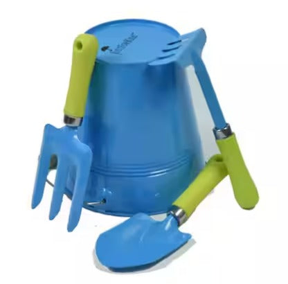 Blue Water Pail with Tool Set