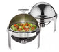 Roll Top Chafing Dish Buffet Set 6 qt