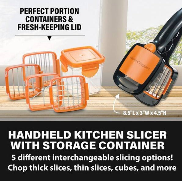 5-in-1 Compact Portable Handheld Kitchen Slicer