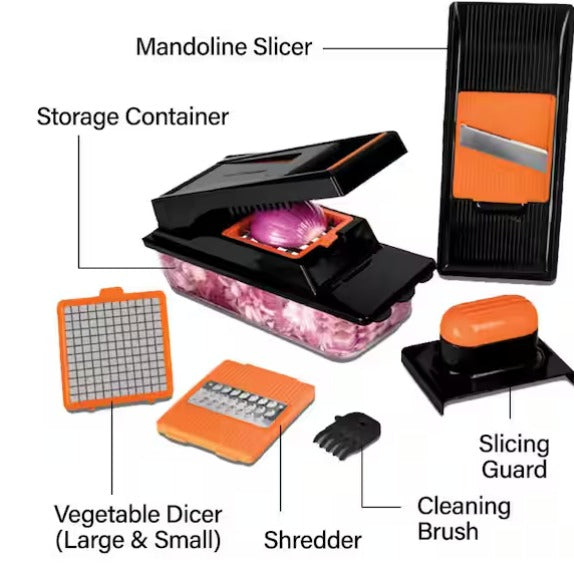 Handheld Kitchen Slicer with Storage Container