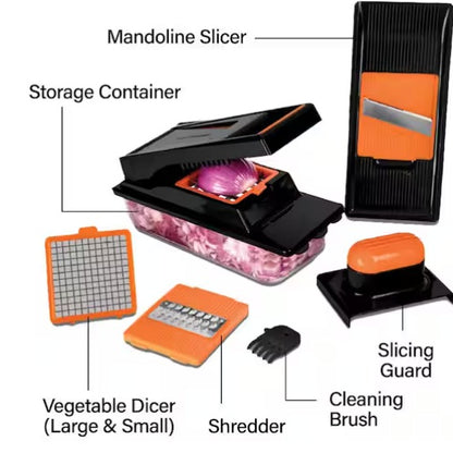 Handheld Kitchen Slicer with Storage Container