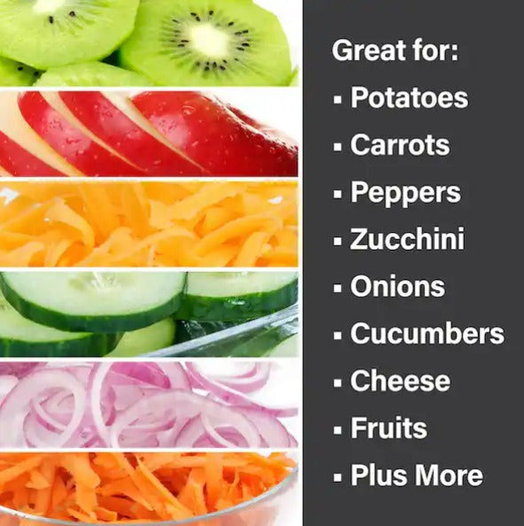 Handheld Kitchen Slicer with Storage Container