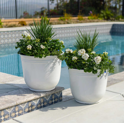 Theo Resin Planters by Trendspot, 2-pack