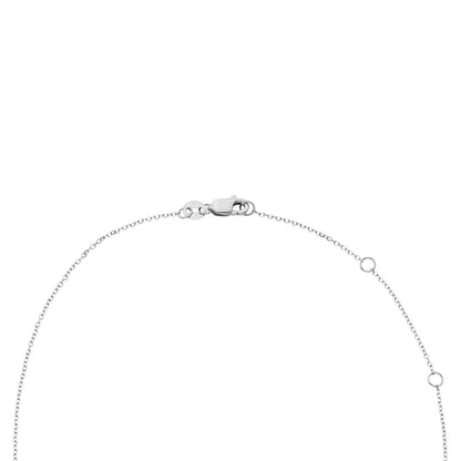 Diamond Butterfly Pendant Necklace in Sterling Silver