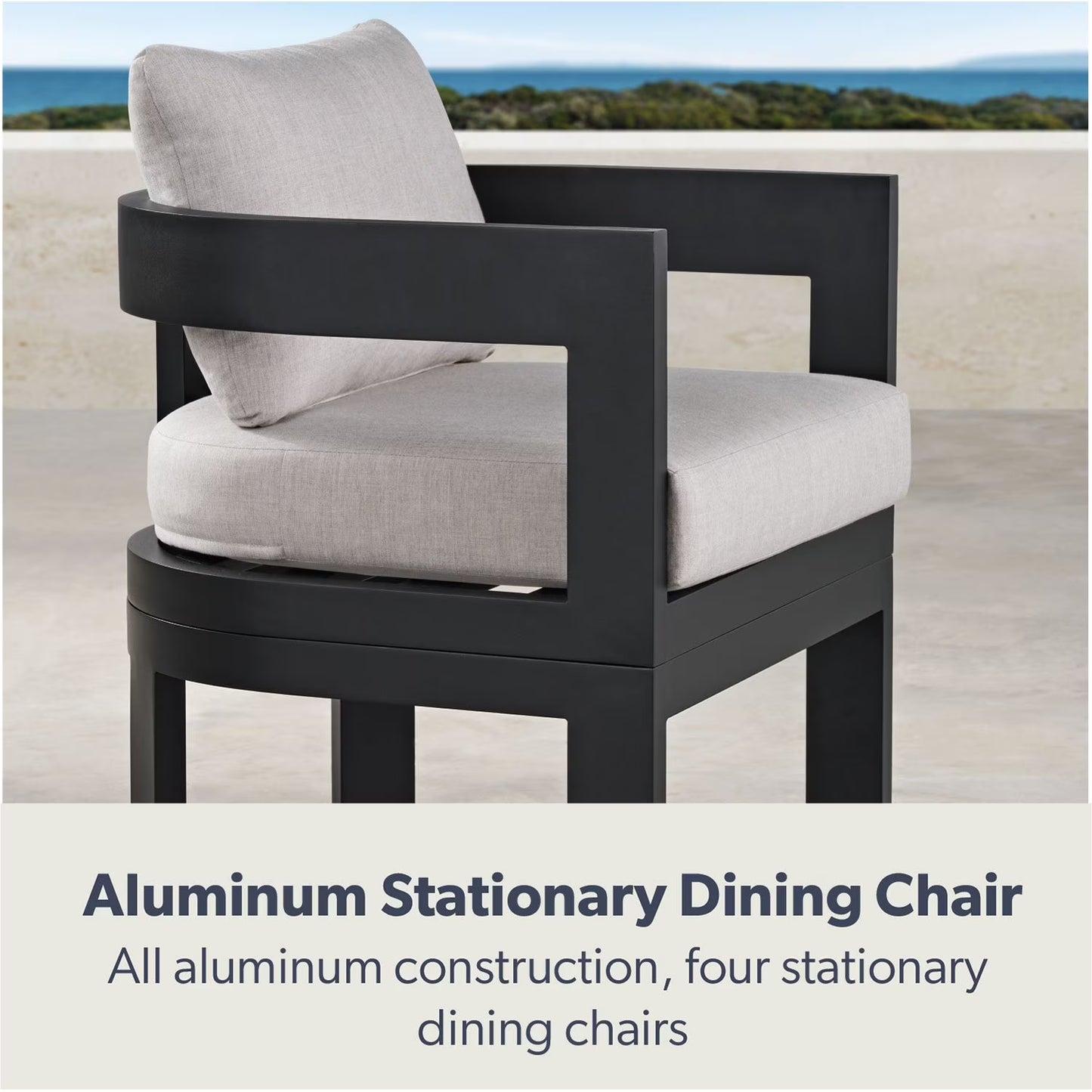 Palmero Dining Set with Sunbrella Fabric, 7pc