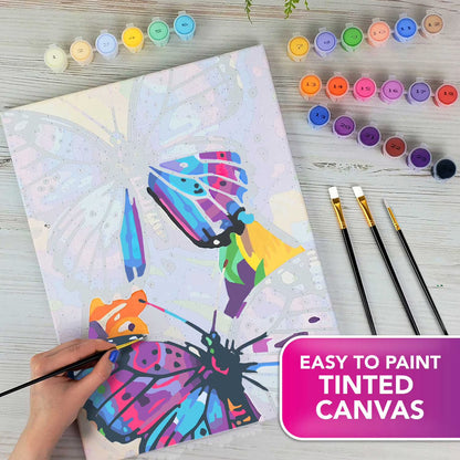 Tropical Paint By Number 3 Canvas Panel Set