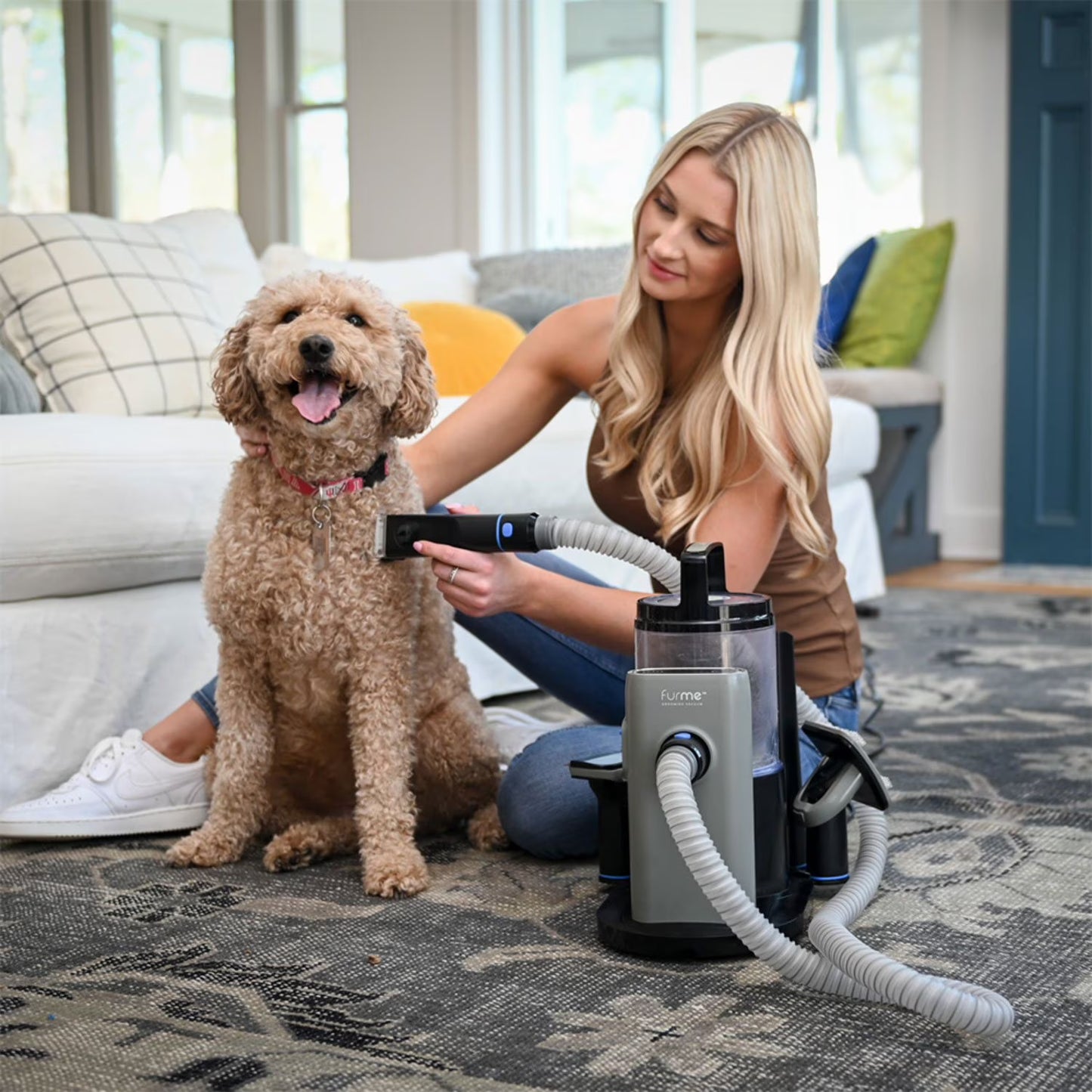 Pet Grooming Vacuum Kit + Bonus Dematting Rake