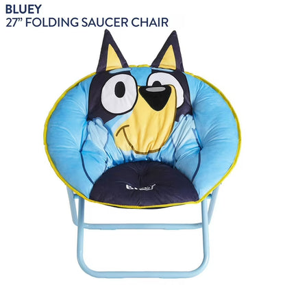 27" Kids Saucer Chair with Durable Steel Frame