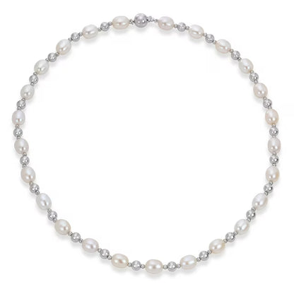 Freshwater Cultured Pearl 3 Piece Set in Sterling Silver