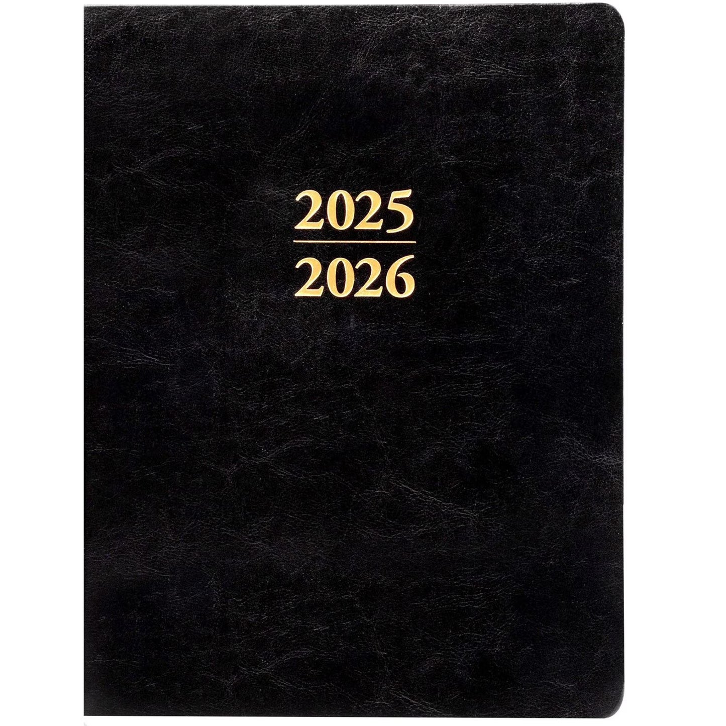 Large Black 18-Month 2026 Planner, Spiral Bound