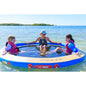 Wateraft Inflatable Ring Lounger with Mesh Center, 8'