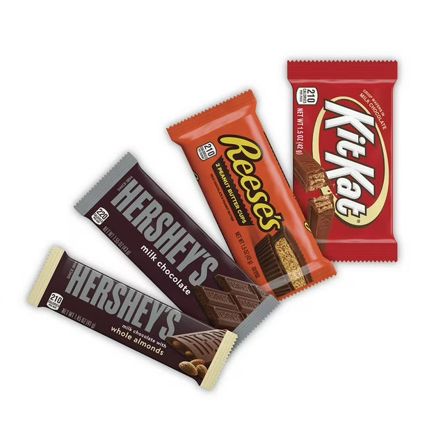 HERSHEY'S Variety Pack, Milk Chocolate Candy, 30 pk.