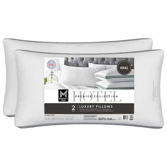 2-Pack Hotel Premier Collection Down Alternative Bed Pillows