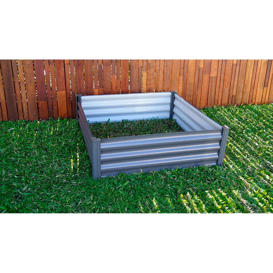 4' x 4' Galvanized Raised Garden Bed