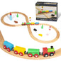 Wooden Figure 8 Train Track Set, 32 pc.