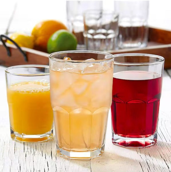 3-Different Sizes Glassware Set (Set of 18)