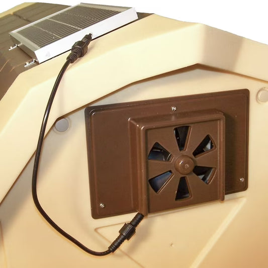 Dog Palace Breeze Solar Fan