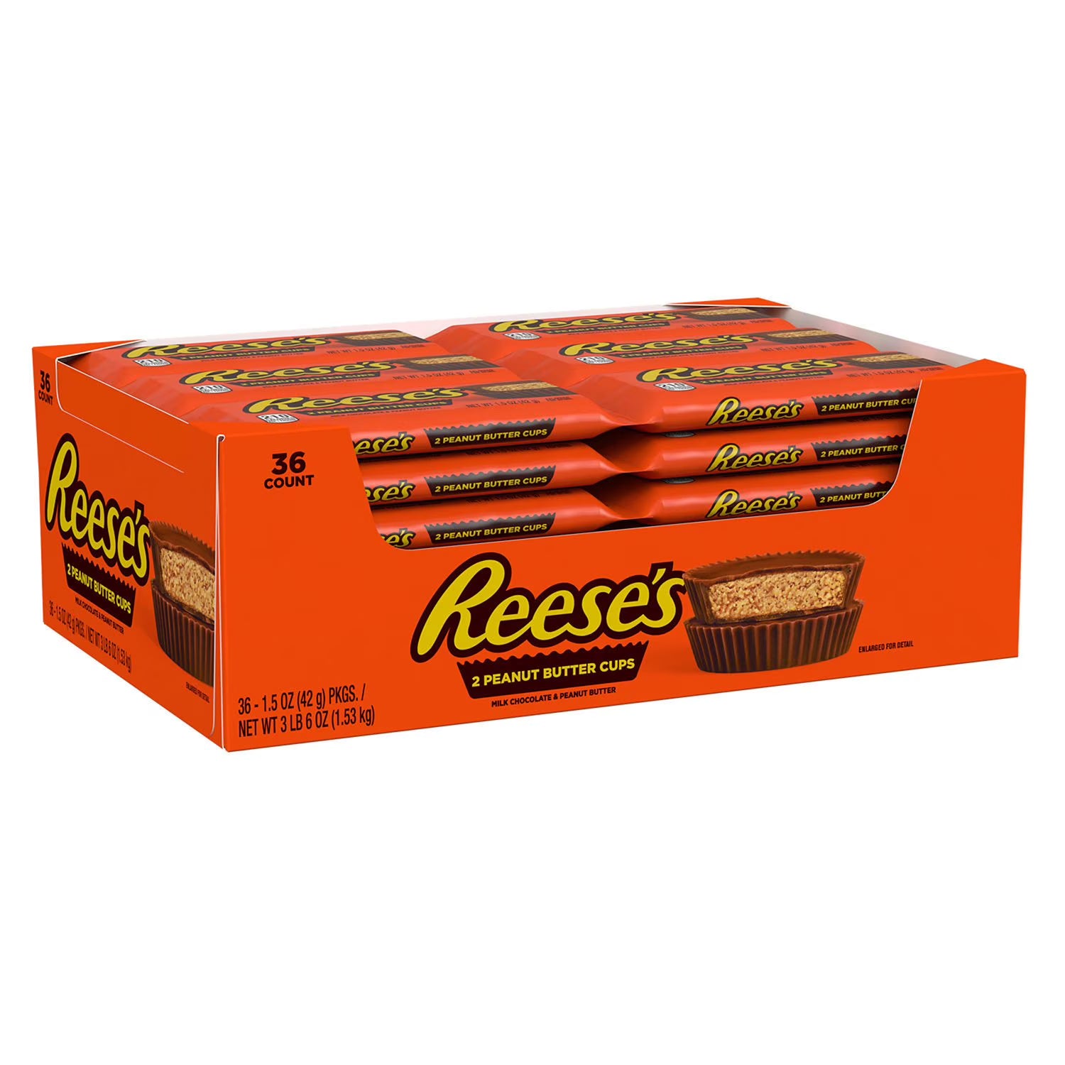 REESE'S Milk Chocolate Peanut Butter Cups, 1.5 oz., 36 pk. – Marthas ...