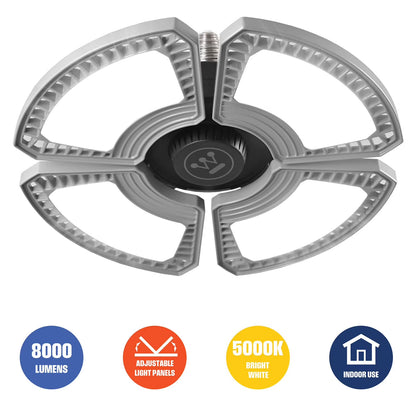 8000 Lumen LED Deformable Utility Light-2 Pack