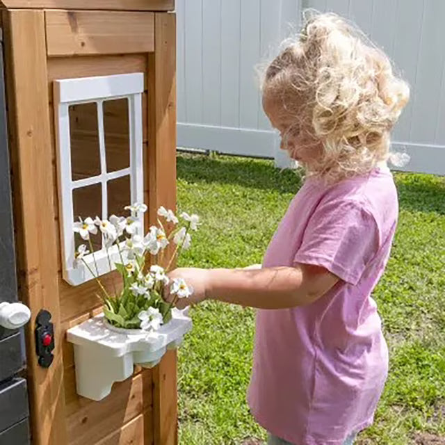 Mystic Cedar Wooden Kids Playhouse