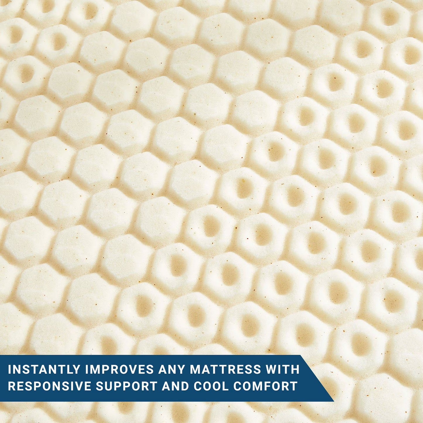 CopperWELL 3" Gel Memory Foam Mattress Topper