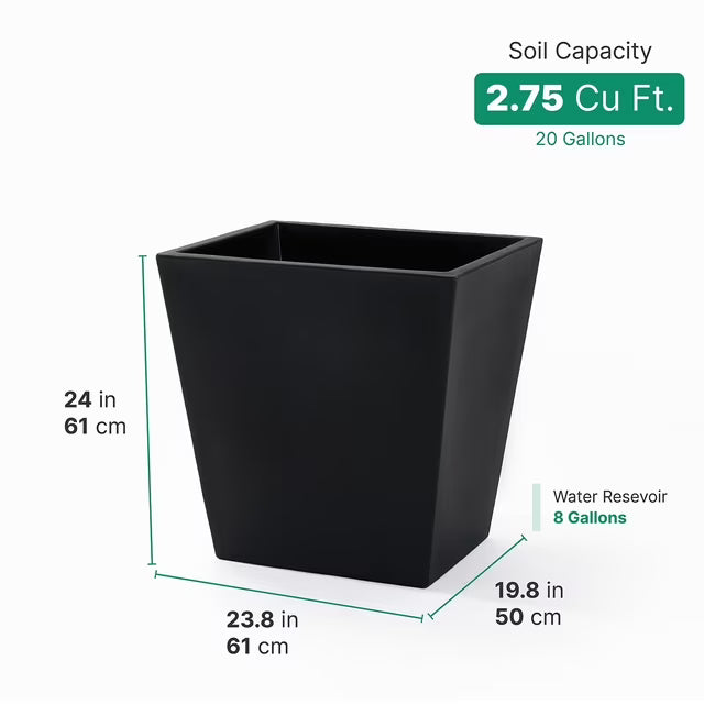 20" x 24" Large Square Planter