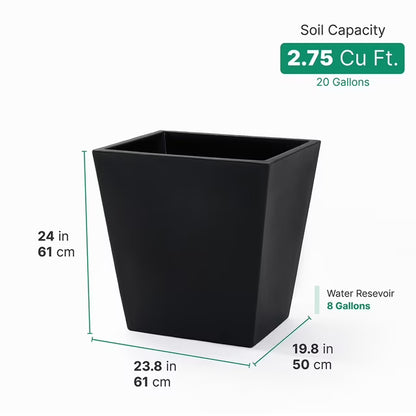 20" x 24" Large Square Planter