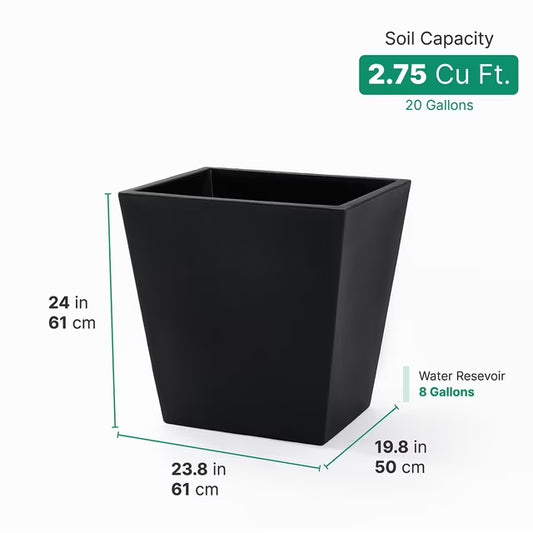 20" x 24" Large Square Planter
