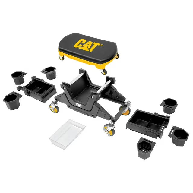 Rolling Utility Seat with Detachable Sitting Creeper