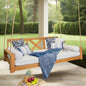 Modern Farmhouse Teak Daybed Swing