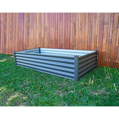 6' x 3' Galvanized Raised Garden Bed