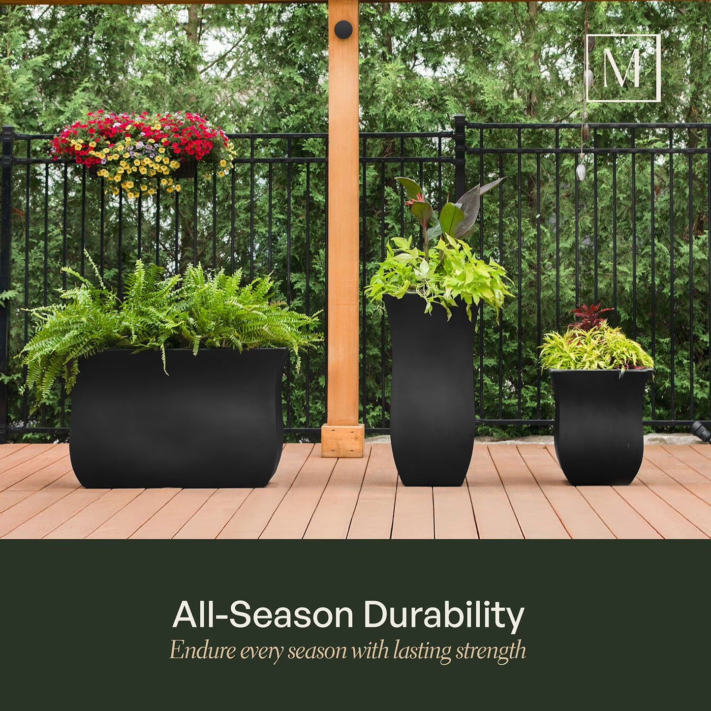 Valencia 30" Tall Planter, Set of 2