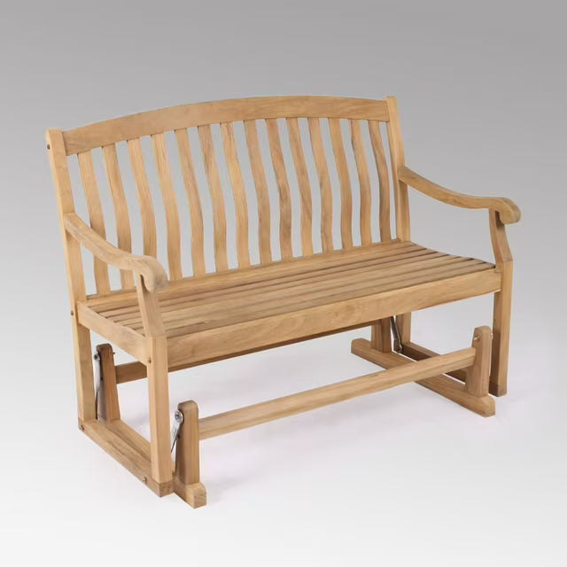 4' Teak Glider Bench
