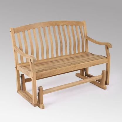 4' Teak Glider Bench