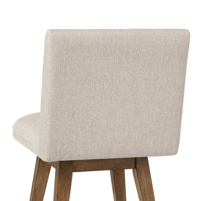 Hastings Fabric Swivel Counter Stool, Brown