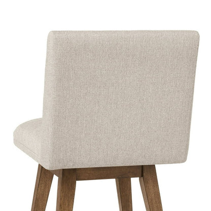 Hastings Fabric Swivel Counter Stool, Brown