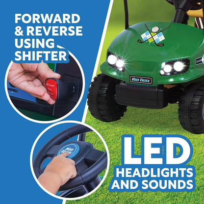 12V Golf Cart Ride-On with Golf Accessories