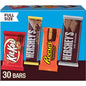 HERSHEY'S Variety Pack, Milk Chocolate Candy, 30 pk.