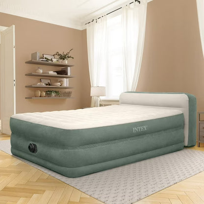 22" Queen Premium Comfort Air Mattress with Headboard
