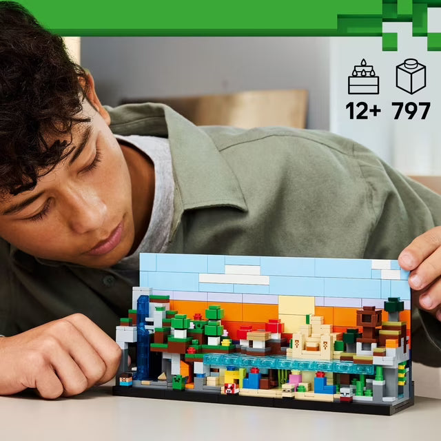LEGO Minecraft Mini Biomes Building Toy, 797 pc.