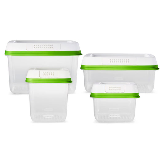 FreshWorks 8-Piece Food Storage Containers